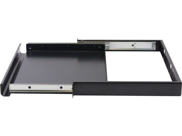 Rockstable RS19-KB80, Skuffenhet, Sort, Stål, 1U, Oval, 48,3 cm (19")