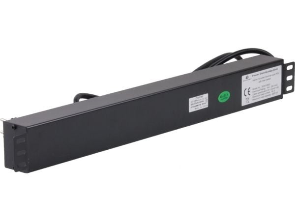 Rockstable RS19-10PDU, Strømkontaktmontering, Sort, 1U, 2 m, 125/250 V, 50 - 60 Hz