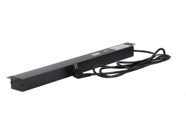 Rockstable RS19-12PDU, Strømkontaktmontering, Sort, 1U, 2 m, 125/250 V, 50 - 60 Hz