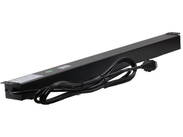 Rockstable RS19-15PDU, Strømkontaktmontering, Sort, 1U, 2 m, 125/250 V, 50 - 60 Hz