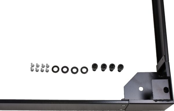 Rockstable RS19-PH8010, Rullehjulsplattform, Sort, SPCC, Stål, 48,3 cm (19"), 800 mm, 1000 mm