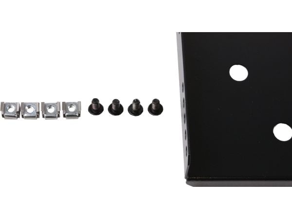 Rockstable RS19-SFH66, Rackhylle, Sort, SPCC, Stål, 60 kg, 1U, Oval
