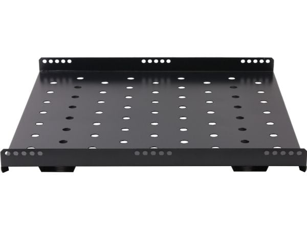 Rockstable RS19-SFH68, Rackhylle, Sort, SPCC, Stål, 60 kg, 1U, Oval
