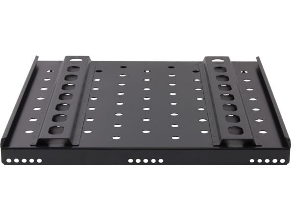 Rockstable RS19-SFH68, Rackhylle, Sort, SPCC, Stål, 60 kg, 1U, Oval