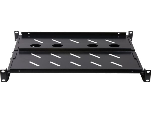 Rockstable RS19-SFH76, Rackhylle, Sort, SPCC, Stål, 100 kg, 1U, Oval