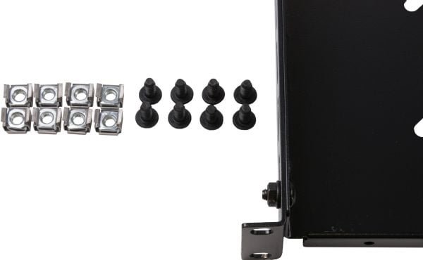 Rockstable RS19-SFH76, Rackhylle, Sort, SPCC, Stål, 100 kg, 1U, Oval