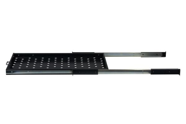 Rockstable RS19-UH612, Rackhylle, Sort, SPCC, Stål, 20 kg, 1U, Oval