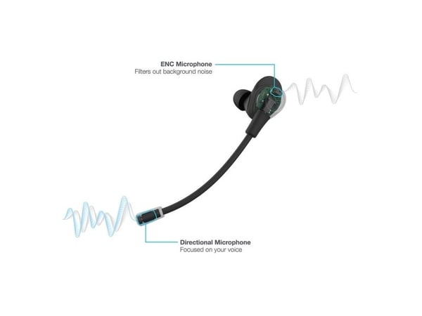 JLab Work Buds - True wireless-hörlurar med mikrofon - Bluetooth