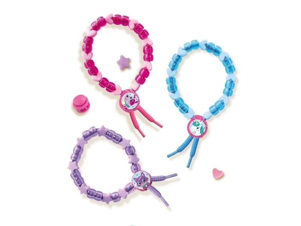 SES Creative 14047, Smykkesett til å lage armbånd for barn, 3 år, Flerfarget