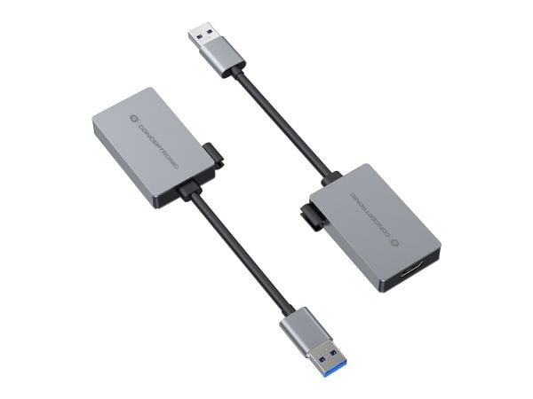 Conceptronic ABBY22G, 3.2 Gen 1 (3.1 Gen 1), USB Type-A, HDMI-utgang, 1920 x 1080 piksler
