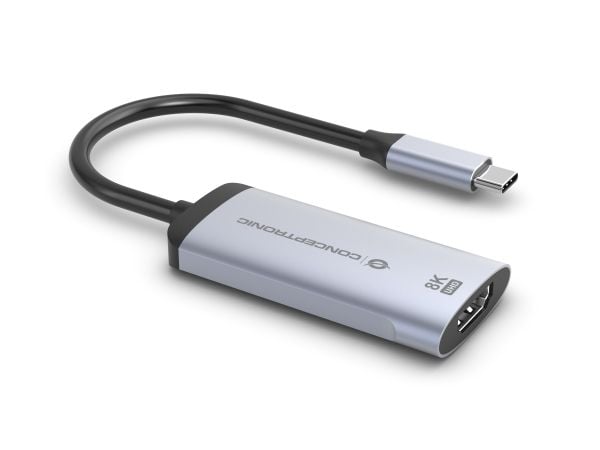 Conceptronic ABBY23G, USB Type-C, HDMI-utgang, 7680 x 4320 piksler