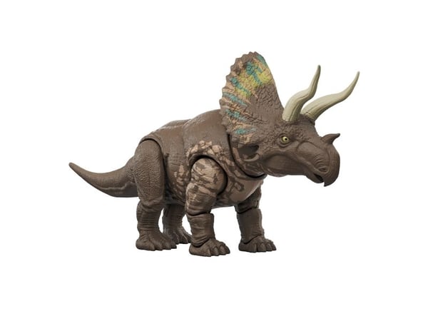 Jurassic World GIGANTIC THRASHERS Eotriceratops, 4 År, Brun, Plast