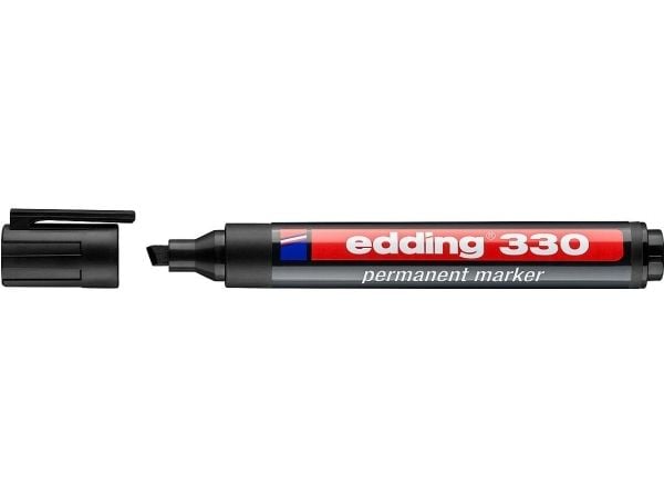 Permanent markerare Edding 330, sned, svart