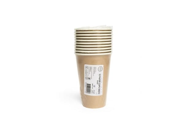Guld papkrus, 350ml 10 stk
