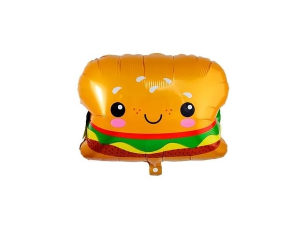 Folieballon Burger, 50cm