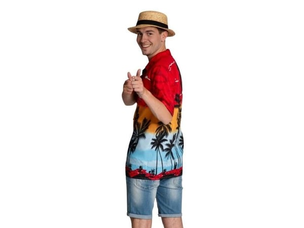 Havaiji-paita, punainen paratiisi