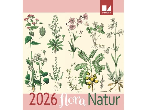 Flora-kalenteri 2026 | Kieli: Tanska