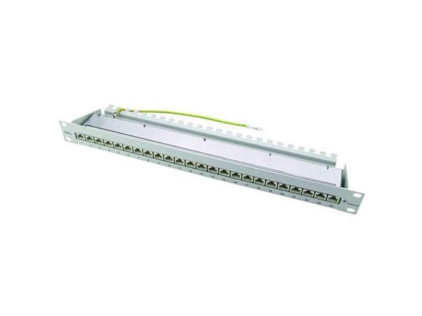Telegärtner J02023S0050, 10 Gigabit Ethernet, RJ-45, Cat6a, Sort, 482,6 mm, 44 mm