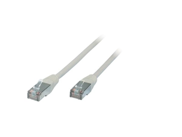 Patchkabel S/FTP Cat.6 halogenfri hvit 0,5 m