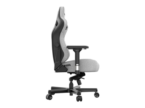 Anda Seat Kaiser 3 L, Polstret Sete, Polstret Rygg, Grå, Grå, Stoff, Stoff
