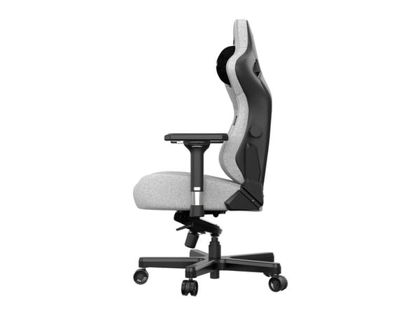 Anda Seat Kaiser 3 L, Polstret Sete, Polstret Rygg, Grå, Grå, Stoff, Stoff