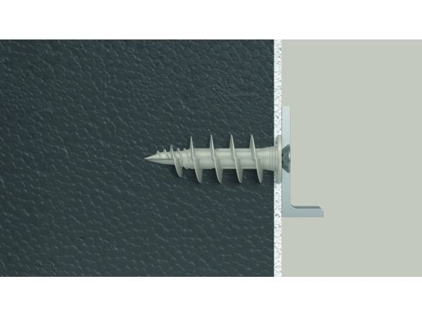 Fischer 570348, Veggplugg, Gipsplater, Plast, Grå, Torx, TX40