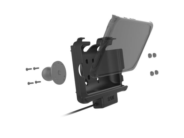 Ram Mounts UNPKD EZ-ROLL'R Dock USB-C ström endast för Samsung Tab Active2 & Tab Active3 (RAM-HOL-SAM60CPU)