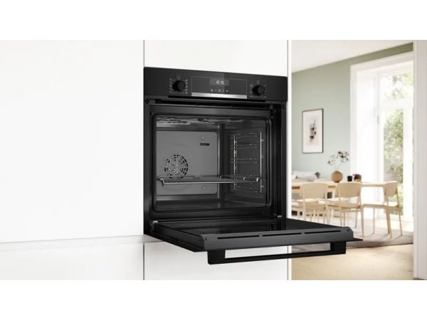 Bosch Serie 6 HBG537BB3, Medium, Elektrisk ovn, 71 l, 71 l, 50 - 275 °C, Hydrolytisk