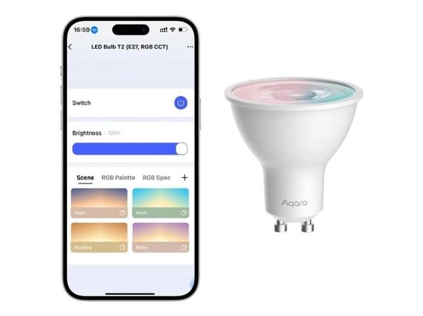 Aqara LED-pære T2 (RGB CCT, GU10)