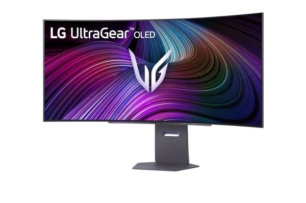 LG UltraGear 45GX90SA-B - OLED-skjerm - gaming - kurvet - 45" (44.5" synlig) - 3440 x 1440 UWQHD @ 240 Hz - 1300 cd/m² - 1500000:1 - DisplayHDR 400...