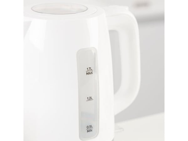Taurus Aroa, 1,7 l, 2200 W, Sølv, Hvit, Rustfritt stål, Vannivåindikator, Trådløs