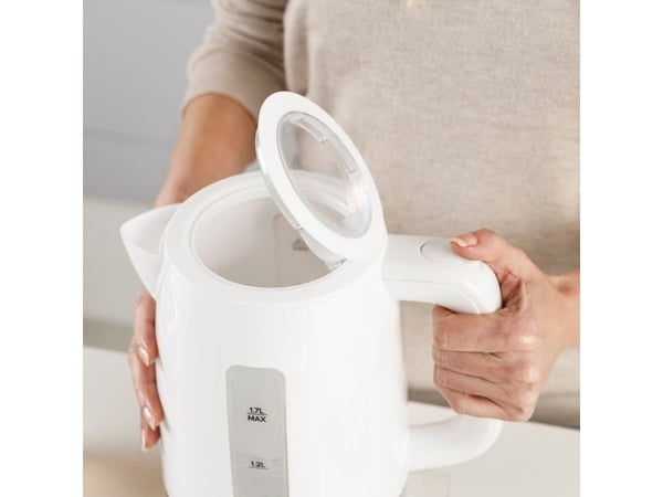 Taurus Aroa, 1,7 l, 2200 W, Sølv, Hvit, Rustfritt stål, Vannivåindikator, Trådløs