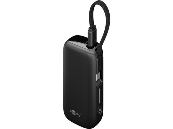Goobay 76250, 5000 mAh, litiumpolymer (LiPo), Quick Charge 3.0, 15 W, Sort