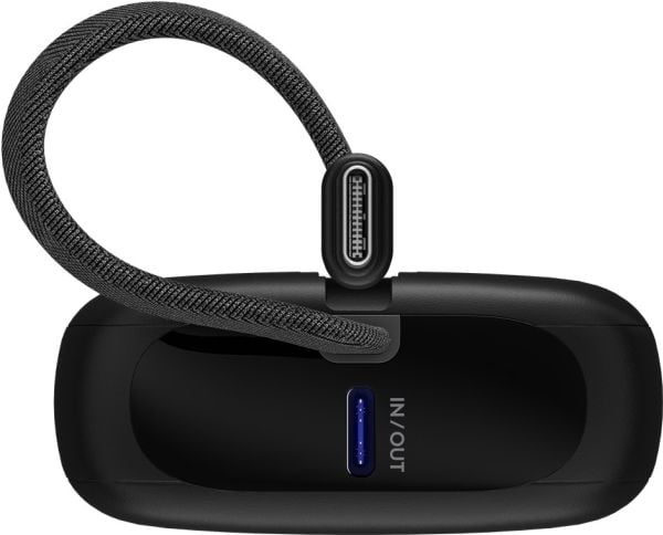 10 000 mAh:n tehopankki integroidulla USB-C™-kaapelilla