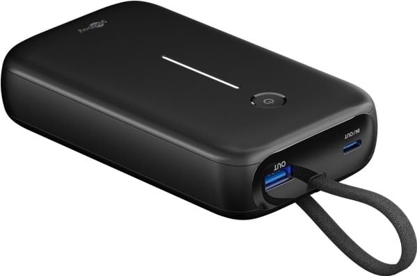 20 000 mAh:n tehopankki integroidulla USB-C™-kaapelilla