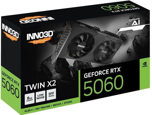 INNO3D GEFORCE RTX 5060 8 GB TWIN X2 GDDR7 3xDP 1xHDMI