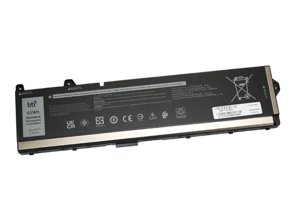 BTI - Kannettavan tietokoneen akku (samanlainen kuin: Dell X9FTM) - Litium-ioni - 6-kennoinen - 8050 mAh - 93 Wh