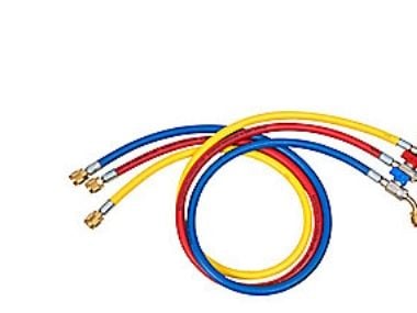 Refco CA-CCL-60-45 - 3 x service slanger, 1/4'', Kugle, Vinkel, 60 bar, R410/R32