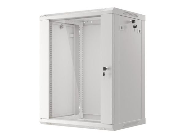 Lanberg - Rack skåp - väggmontering - grå, RAL 7035 - 15U - 19"
