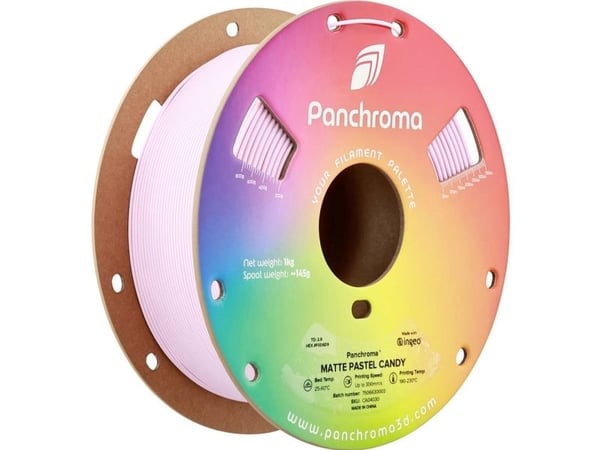 Polymaker CA04030 Panchroma™ Matte Filament PLA-plast Matt, med lägre plastinnehåll 1,75 mm 1000 g Pastel Candy, Rose 1 st