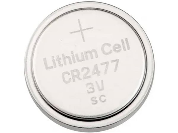 Akyga knappcellebatteri CR2477 3V 1 stk 1000 mAh Li-MnO2 CR2477HT
