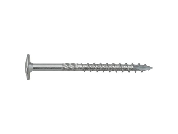 SWG treskrue 6 mm x 160 mm innvendig multitann stål sinkbelagt 100 stk