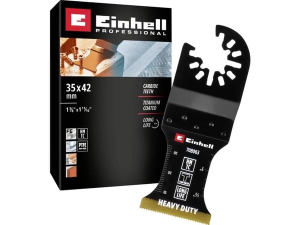 Einhell 708063 dykkesagblad HM-TI 35 mm bimetall multiverktøy-tilbehør, 35 mm (708063)
