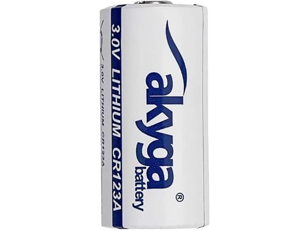 Akyga CR123 CR-123A fotobatteri Li-MnO2 1500 mAh 3 V, 1 stk