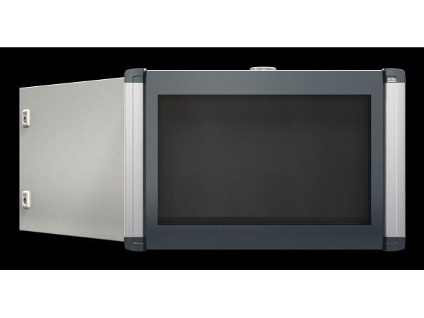 Rittal 6321.050, Aluminium, Plast, Polyuretan (PU), Stål, Grå, Liggende, 61 cm (24"), 75 x 100 mm, 75 x 100 mm