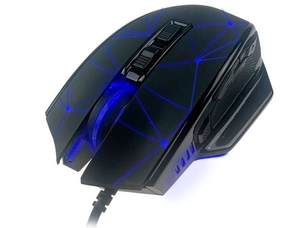 Tracer GameZone Space - Mus - høyrehendt - optisk - 8 knapper - kablet - USB - hengeboks