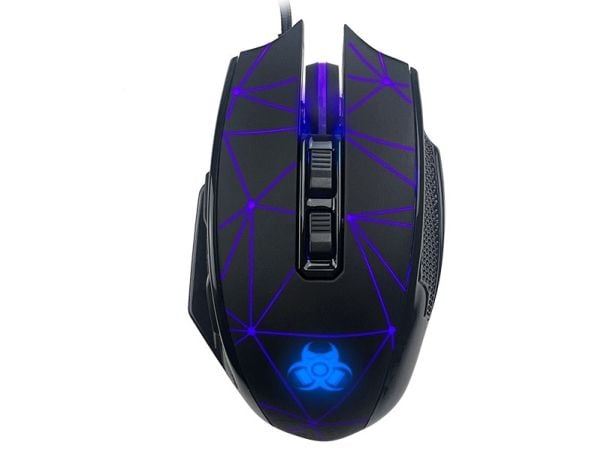 Tracer GameZone Space - Mus - høyrehendt - optisk - 8 knapper - kablet - USB - hengeboks