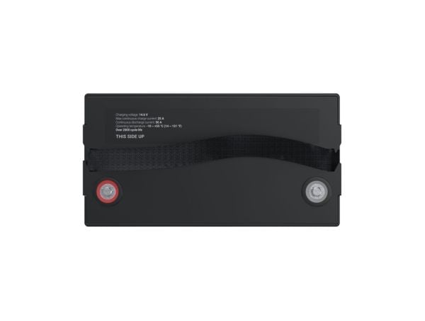 Green Cell LFPGC12V100AH, Lithium Iron Phosphate (LiFePO4), 12,8 V, Sort, Grønn, 100 Ah, 1280 Wh, 10 år
