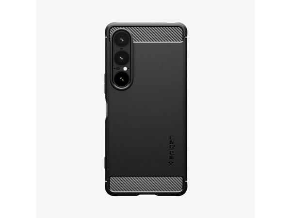 Spigen Rugged Armor, Omslag, Sony, Xperia 1 VII, 16,5 cm (6.5"), Svart