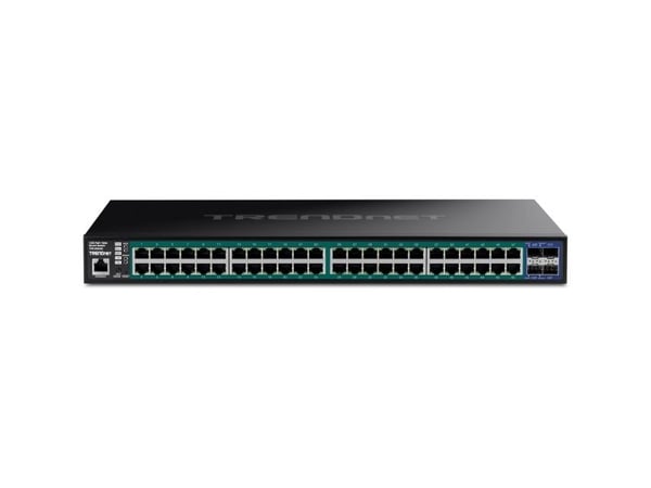 Trendnet TPE-3524S, Hallittu, Gigabit Ethernet (10/100/1000), Täysin kaksipuolinen, Power over Ethernet -tuki, Telineasennus